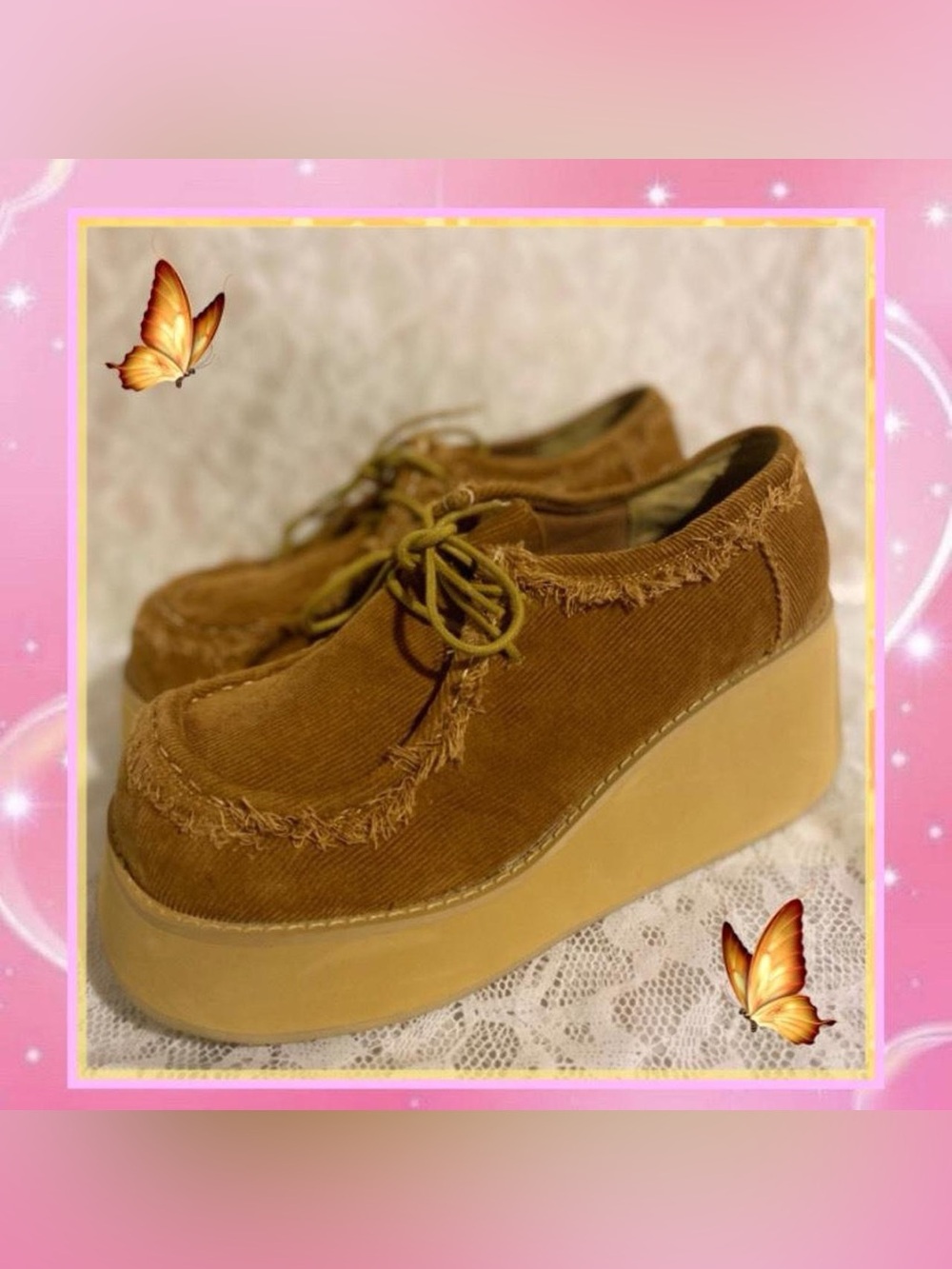 Vintage 90s Chunky Platform Loafers